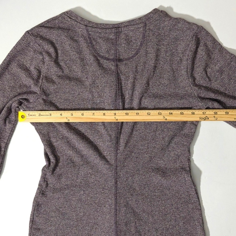 UGG Heidi Lounge Romper Nightshade Heather Purple Snap Up 100% Cotton Pajamas M - Picture 9 of 12